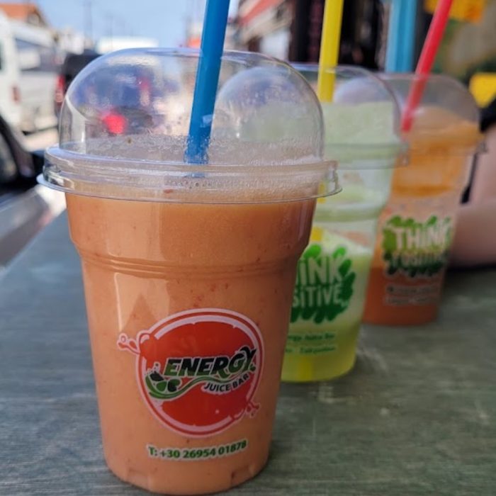 Energy juice bar
